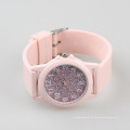 Lady strap silicone japão movement quartz watch sr626sw